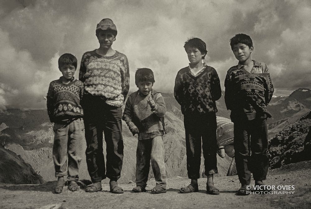 Boys from Machu Picchu